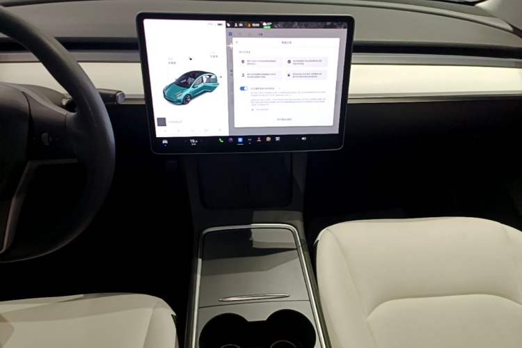 Used Tesla Model 3 2021 Revised Version Standard Range Rear-Wheel Drive Upgraded Edition 3D1 Audio And AC Panel