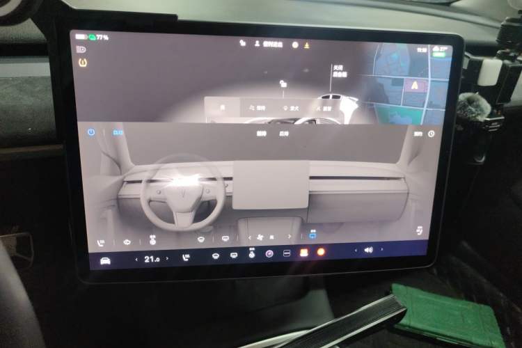 Used Tesla Model 3 2021 Revised Version II – Performance High-Performance All-Wheel-Drive Edition Audio And AC Panel