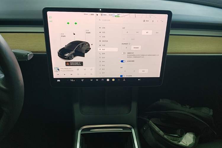 Used Tesla Model 3 2021 Standard Range Rear-Drive Upgraded Version Audio And AC Panel