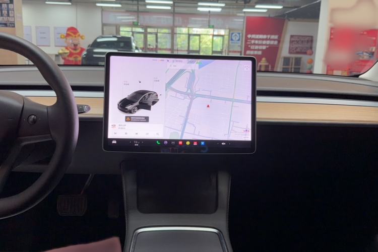 Used Tesla Model 3 2021 Standard Range Rear-Drive Upgraded Version Audio And AC Panel