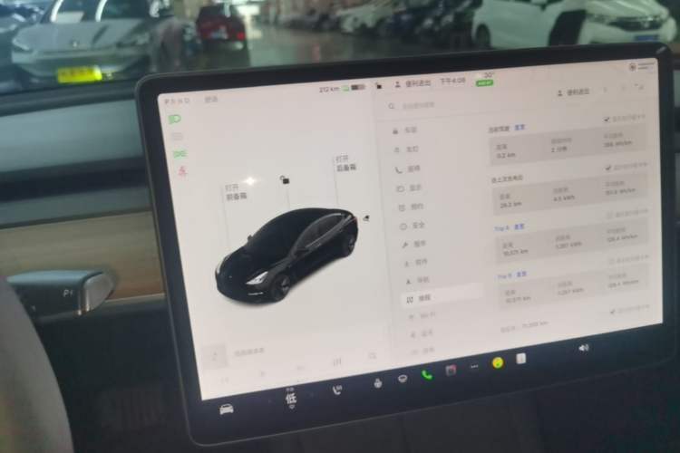 Used Tesla Model 3 2021 Standard Range Rear-Wheel Drive Upgraded Version 3D6 Audio And AC Panel