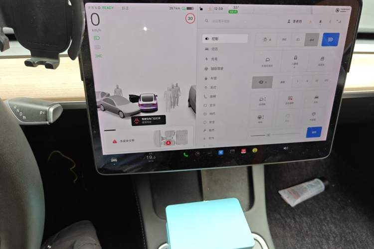 Used Tesla Model 3 2021 Standard Range Rear-Drive Upgraded Version Audio And AC Panel