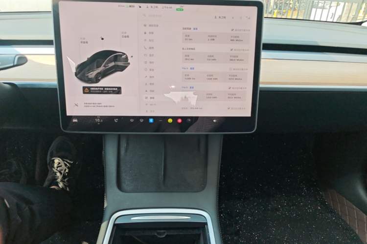 Used Tesla Model 3 2021 Standard Range Rear-Wheel Drive Upgraded Version 3D6 Audio And AC Panel