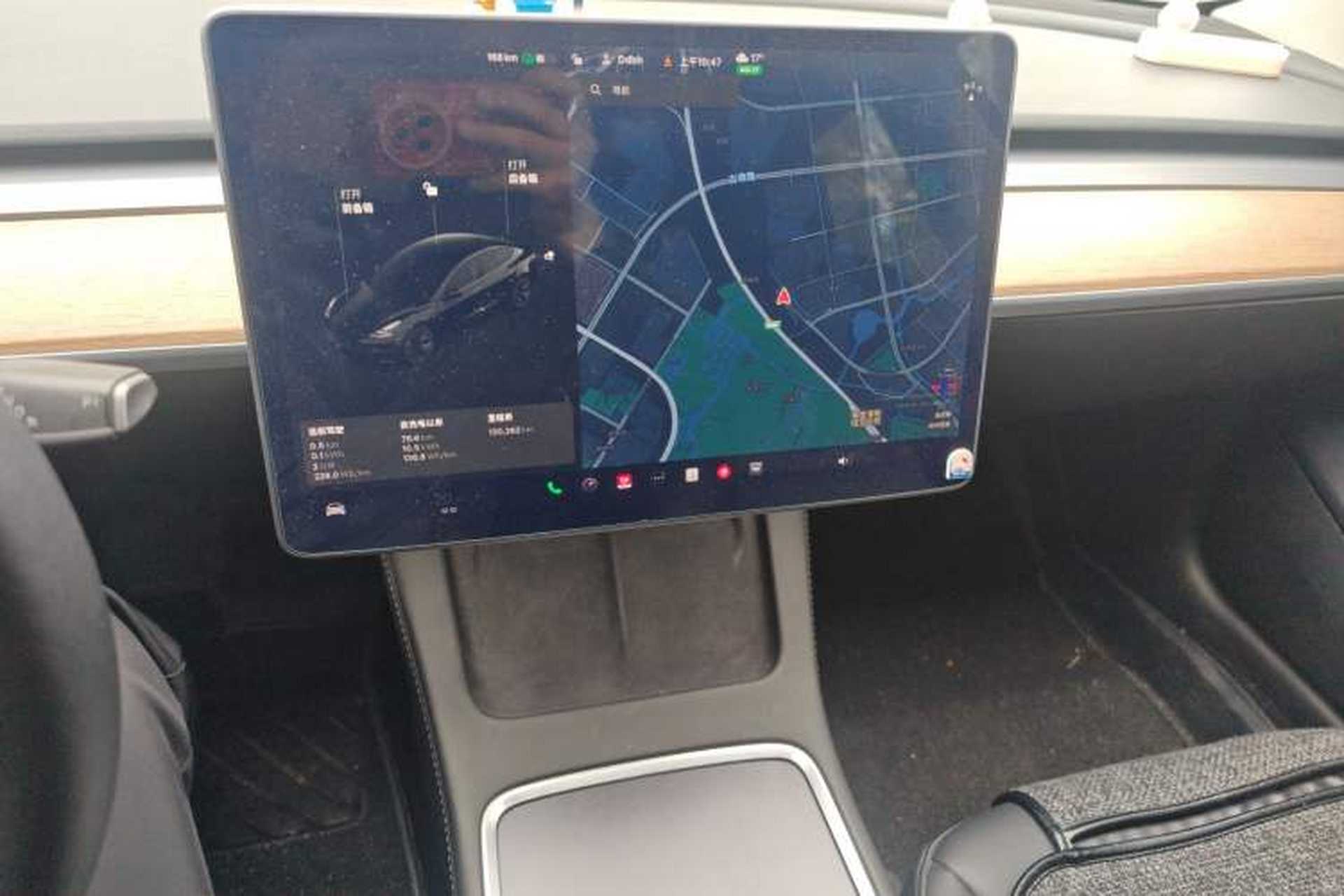 Used Tesla Model 3 2021 Revised Version Standard Range Rear-Wheel Drive Upgraded Edition 3D1 Audio And AC Panel