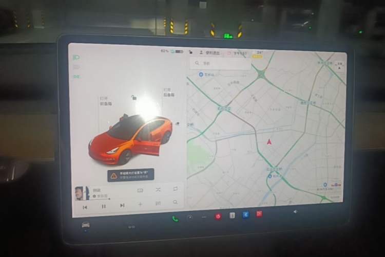 Used Tesla Model 3 2021 Standard Range Rear-Drive Upgraded Version Audio And AC Panel