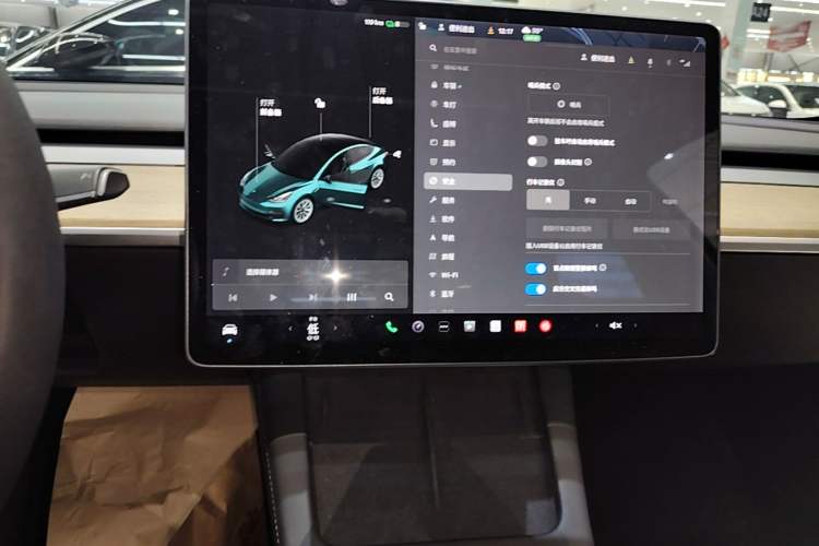 Used Tesla Model 3 2021 Standard Range Rear-Drive Upgraded Version Audio And AC Panel