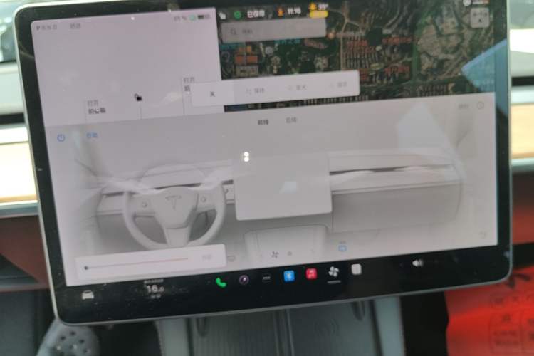 Used Tesla Model 3 2021 Standard Range Rear-Drive Upgraded Version Audio And AC Panel