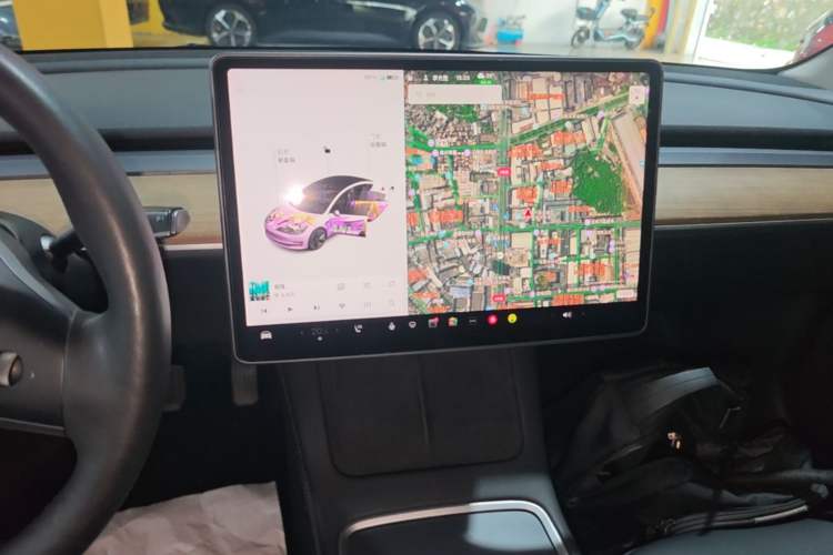 Used Tesla Model 3 2021 Standard Range Rear-Wheel Drive Upgraded Version 3D6 Audio And AC Panel