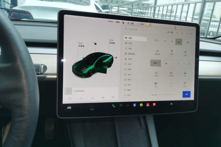 Used Tesla Model 3 2021 Standard Range Rear-Drive Upgraded Version Audio And AC Panel
