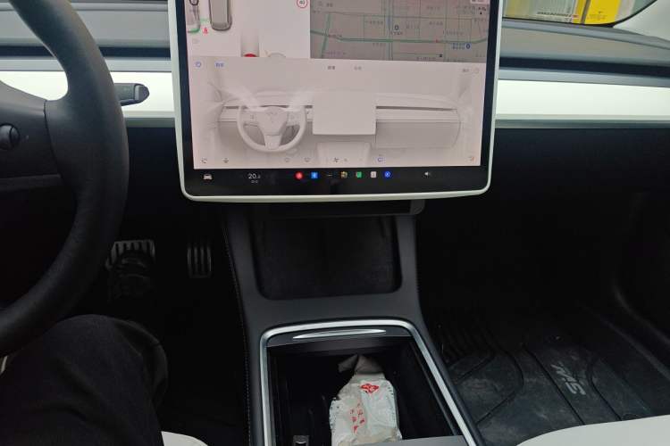 Used Tesla Model 3 2021 Performance High-Performance All-Wheel-Drive Version Audio And AC Panel