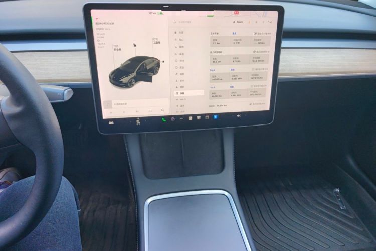 Used Tesla Model 3 2021 Revised Version Standard Range Rear-Wheel Drive Upgraded Edition 3D1 Audio And AC Panel