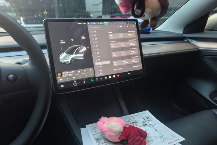 Used Tesla Model 3 2021 Revised Version Standard Range Rear-Wheel Drive Upgraded Edition 3D1 Audio And AC Panel