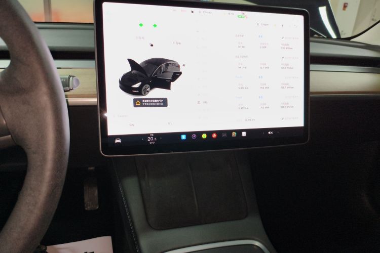 Used Tesla Model 3 2021 Standard Range Rear-Drive Upgraded Version Audio And AC Panel