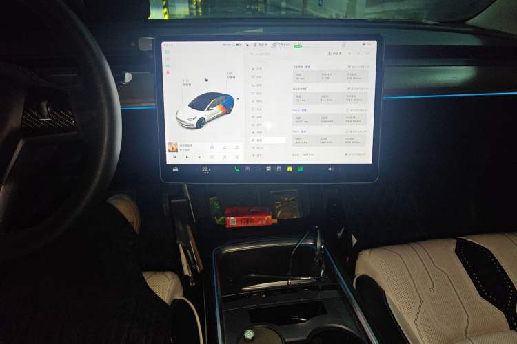 Used Tesla Model 3 2021 Revised Version Standard Range Rear-Wheel Drive Upgraded Edition 3D1 Audio And AC Panel