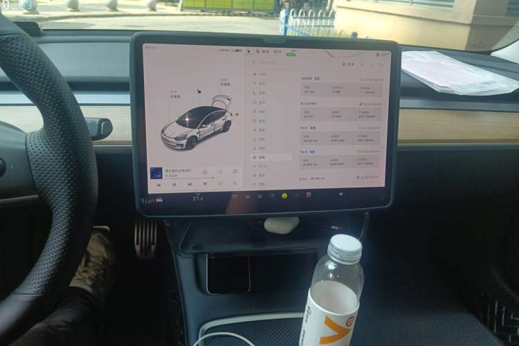 Used Tesla Model 3 2021 Standard Range Rear-Wheel Drive Upgraded Version 3D6 Audio And AC Panel