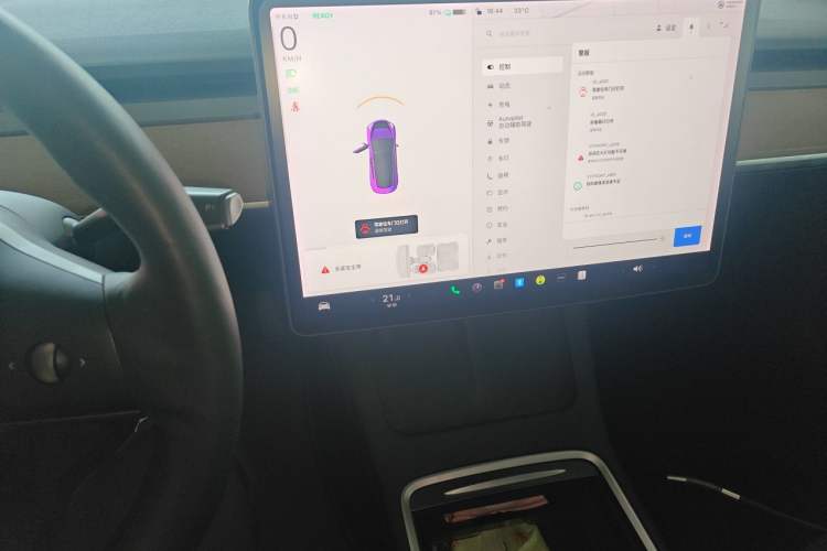 Used Tesla Model 3 2021 Revised Version Standard Range Rear-Wheel Drive Upgraded Edition 3D1 Audio And AC Panel