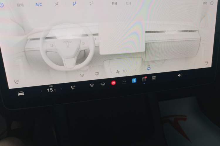Used Tesla Model 3 2021 Revised Version Standard Range Rear-Wheel Drive Upgraded Edition 3D1 Audio And AC Panel
