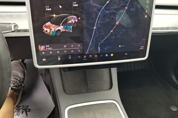 Used Tesla Model 3 2021 Standard Range Rear-Wheel Drive Upgraded Version 3D6 Audio And AC Panel