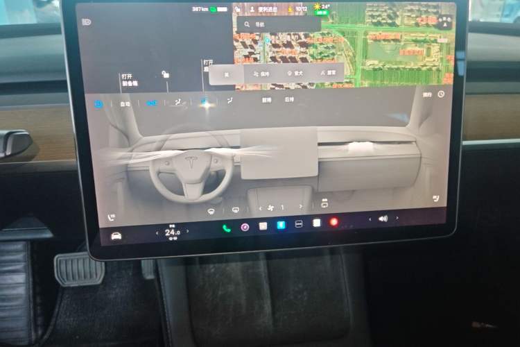 Used Tesla Model 3 2021 Standard Range Rear-Drive Upgraded Version Audio And AC Panel