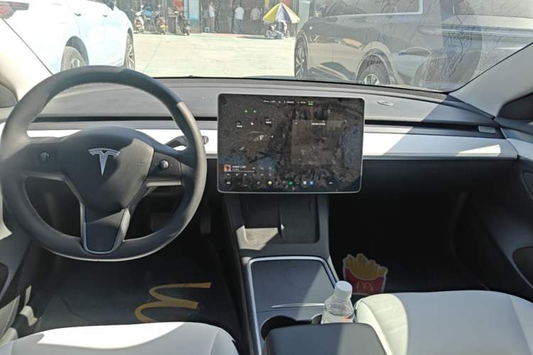 Used Tesla Model 3 2021 Standard Range Rear-Drive Upgraded Version Audio And AC Panel