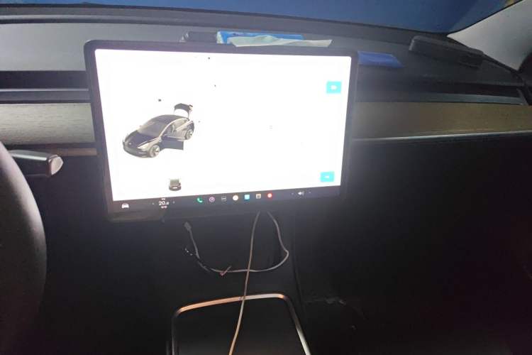 Used Tesla Model 3 2021 Revised Version Standard Range Rear-Wheel Drive Upgraded Edition 3D1 Audio And AC Panel