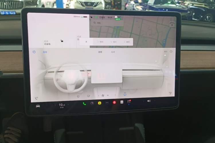 Used Tesla Model 3 2021 Standard Range Rear-Drive Upgraded Version Audio And AC Panel