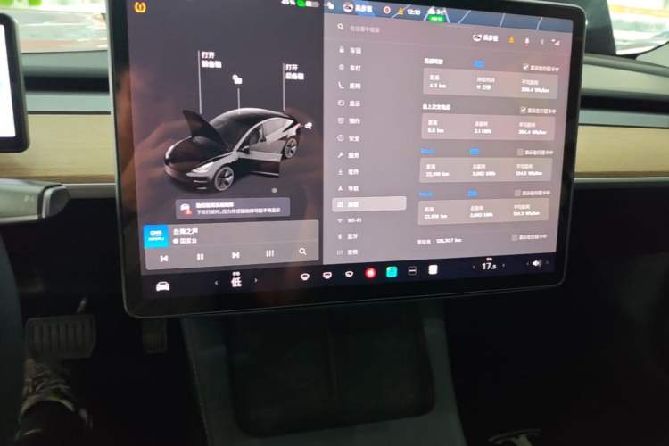 Used Tesla Model 3 2021 Standard Range Rear-Wheel Drive Upgraded Version 3D6 Audio And AC Panel