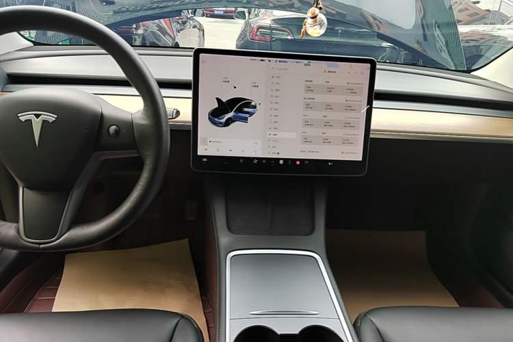 Used Tesla Model 3 2021 Standard Range Rear-Drive Upgraded Version Audio And AC Panel