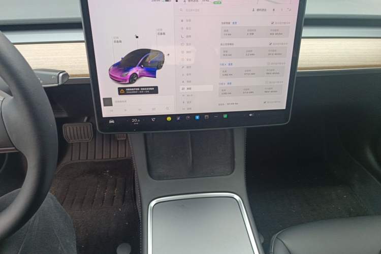 Used Tesla Model 3 2021 Revised Version Standard Range Rear-Wheel Drive Upgraded Edition 3D1 Audio And AC Panel