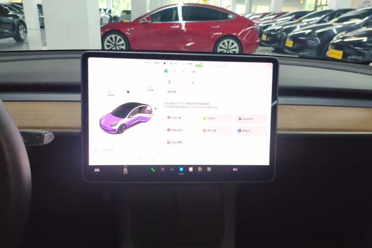 Used Tesla Model 3 2021 Standard Range Rear-Drive Upgraded Version Audio And AC Panel