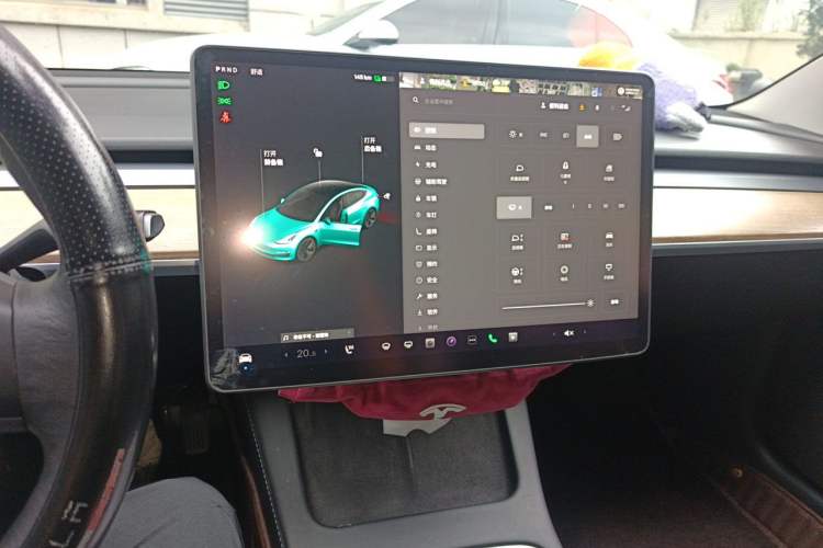 Used Tesla Model 3 2021 Revised Version Standard Range Rear-Wheel Drive Upgraded Edition 3D1 Audio And AC Panel