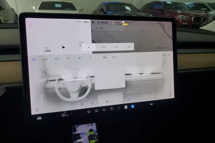 Used Tesla Model 3 2021 Standard Range Rear-Drive Upgraded Version Audio And AC Panel