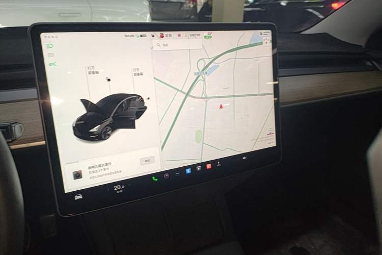 Used Tesla Model 3 2021 Standard Range Rear-Wheel Drive Upgraded Version 3D6 Audio And AC Panel