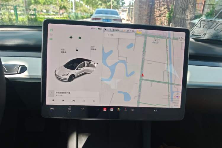Used Tesla Model 3 2021 Standard Range Rear-Drive Upgraded Version Audio And AC Panel