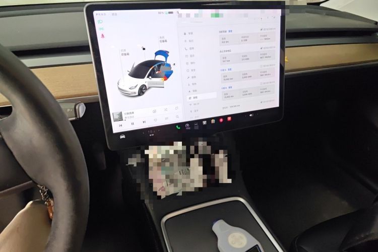 Used Tesla Model 3 2021 Standard Range Rear-Drive Upgraded Version Audio And AC Panel