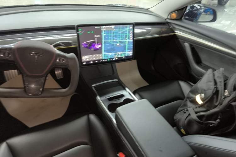 Used Tesla Model 3 2021 Revised Version Standard Range Rear-Wheel Drive Upgraded Edition 3D1 Audio And AC Panel