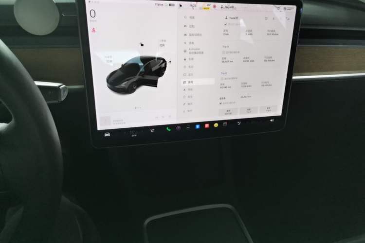 Used Tesla Model 3 2021 Standard Range Rear-Drive Upgraded Version Audio And AC Panel