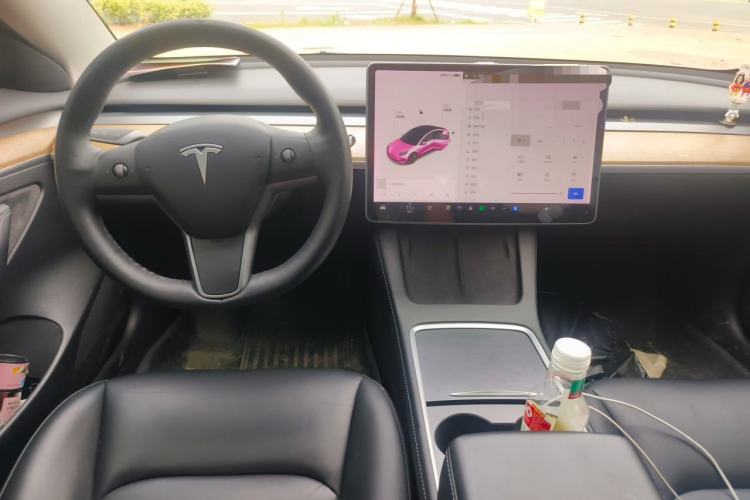Used Tesla Model 3 2021 Revised Version Standard Range Rear-Wheel Drive Upgraded Edition 3D1 Center Console
