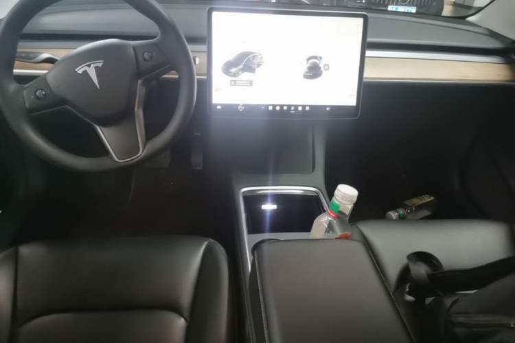 Used Tesla Model 3 2021 Revised Version Standard Range Rear-Wheel Drive Upgraded Edition 3D1 Center Console
