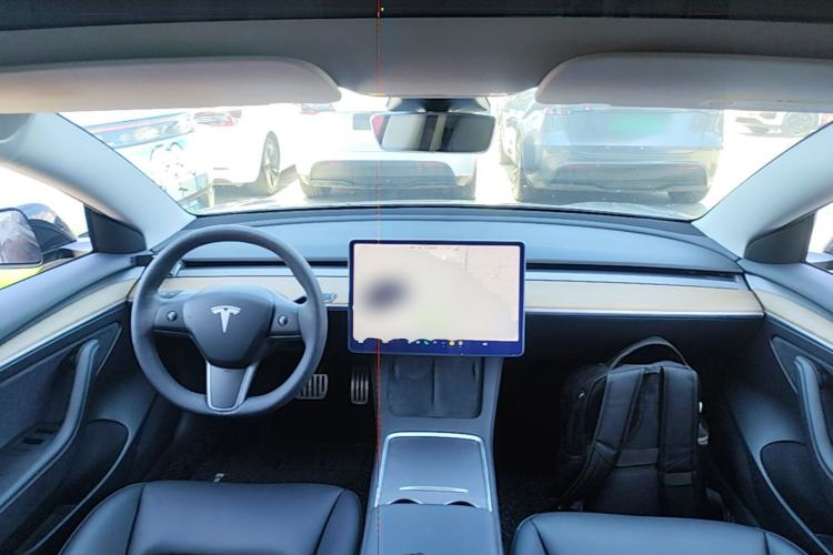 Used Tesla Model 3 2021 Performance High-Performance All-Wheel-Drive Version Center Console