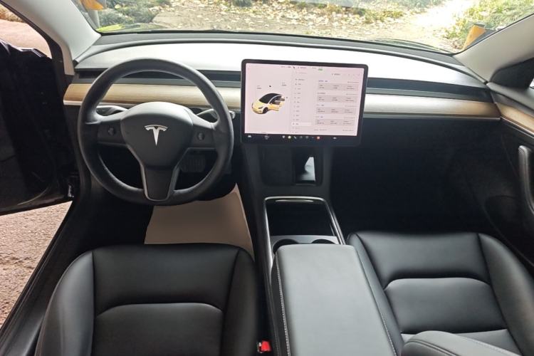Used Tesla Model 3 2021 Revised Version Standard Range Rear-Wheel Drive Upgraded Edition 3D1 Center Console