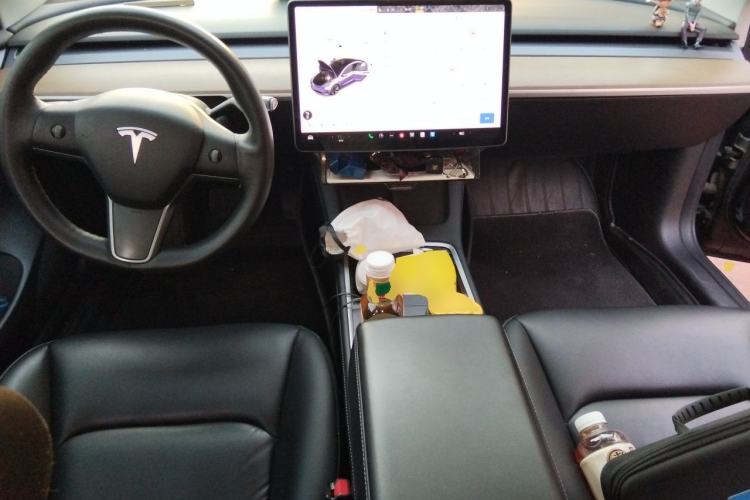Used Tesla Model 3 2021 Revised Version Standard Range Rear-Wheel Drive Upgraded Edition 3D1 Center Console