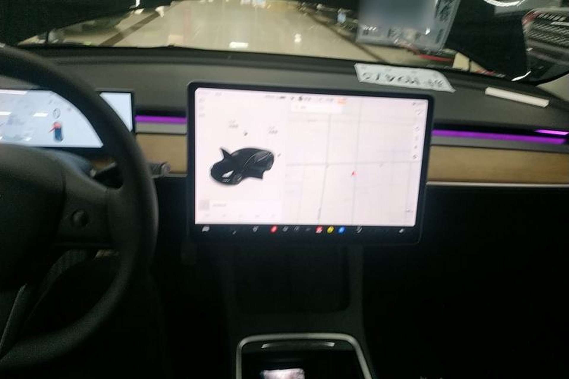 Used Tesla Model 3 2021 Standard Range Rear-Wheel Drive Upgraded Version 3D6 Center Console
