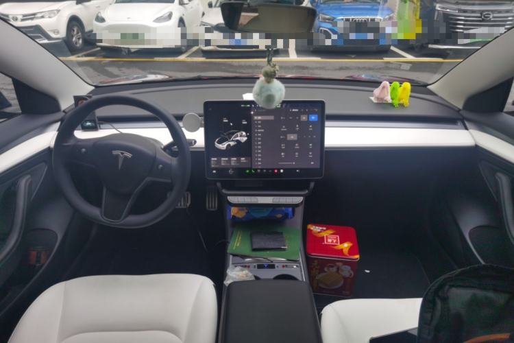 Used Tesla Model 3 2021 Performance High-Performance All-Wheel-Drive Version 3D6 Center Console