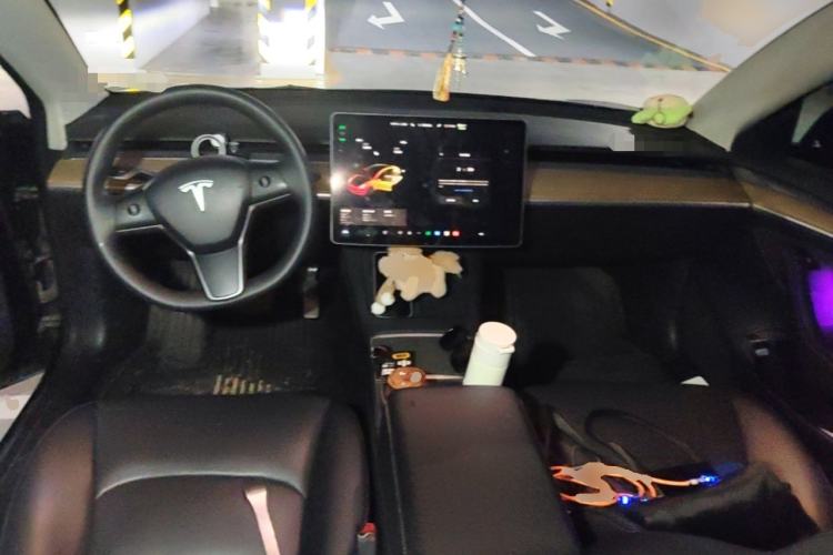 Used Tesla Model 3 2021 Revised Version Standard Range Rear-Wheel Drive Upgraded Edition 3D1 Center Console