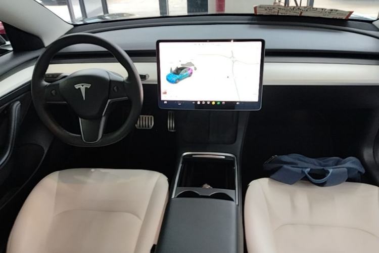 Used Tesla Model 3 2021 Performance High-Performance All-Wheel-Drive Version 3D6 Center Console