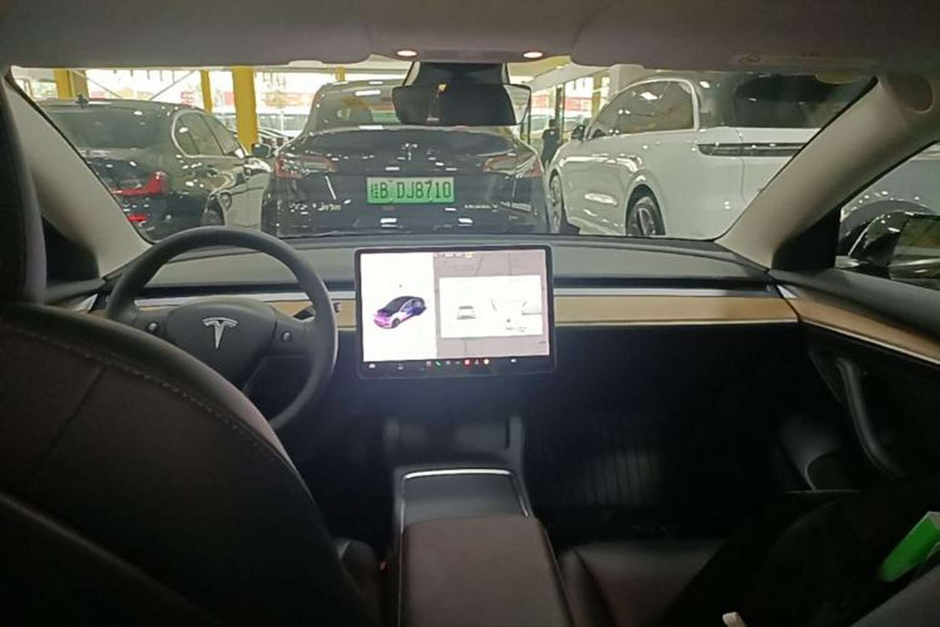 Used Tesla Model 3 2021 Revised Version Standard Range Rear-Wheel Drive Upgraded Edition 3D1 Center Console