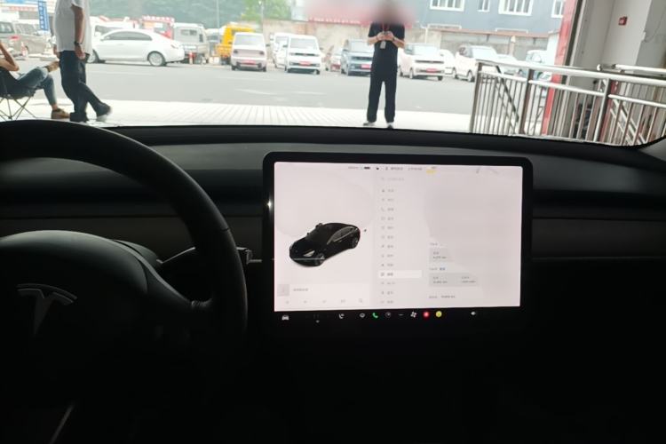Used Tesla Model 3 2021 Revised Version Standard Range Rear-Wheel Drive Upgraded Edition 3D1 Center Console