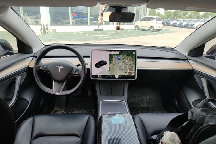 Used Tesla Model 3 2021 Revised Version Standard Range Rear-Wheel Drive Upgraded Edition 3D1 Center Console