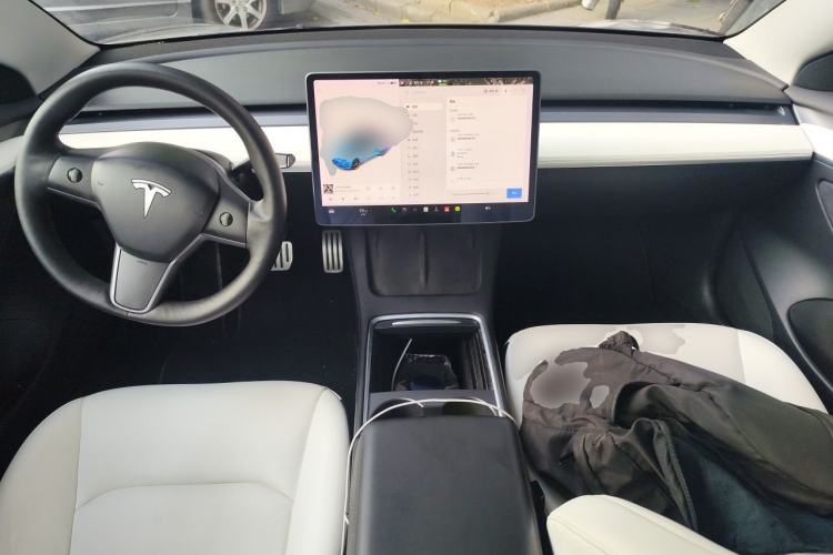 Used Tesla Model 3 2021 Performance High-Performance All-Wheel-Drive Version 3D6 Center Console
